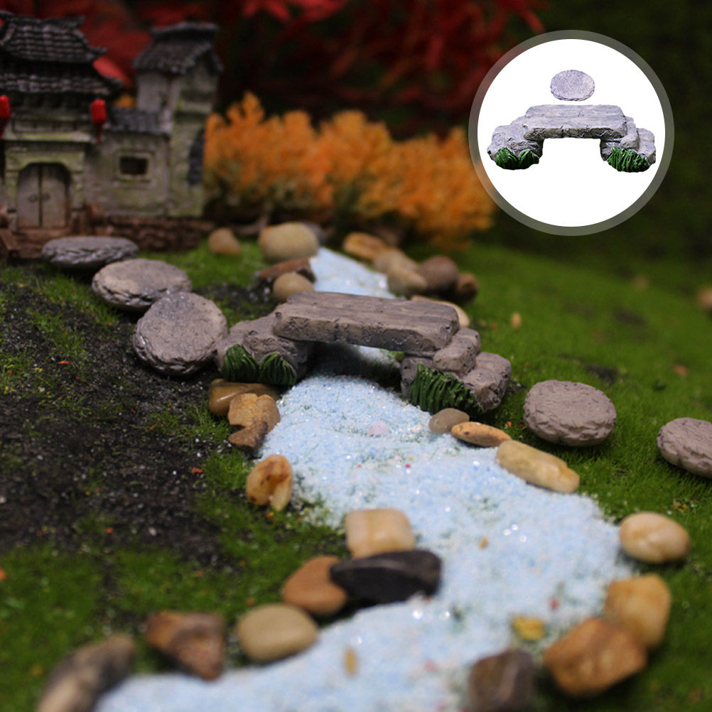 Landscape Bonsai Garden - 1Set Whimsical Mini Mushroom Stepping Stone