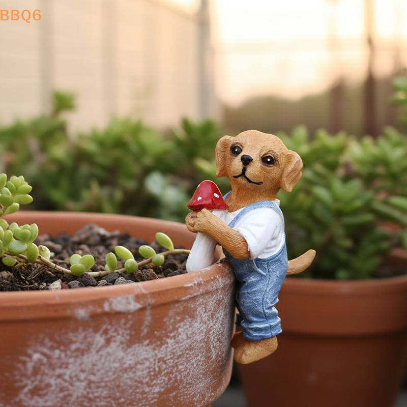 *Cute Hanging Dog Figurine Flo - Bonsai Garden Pot のレビューと価格
