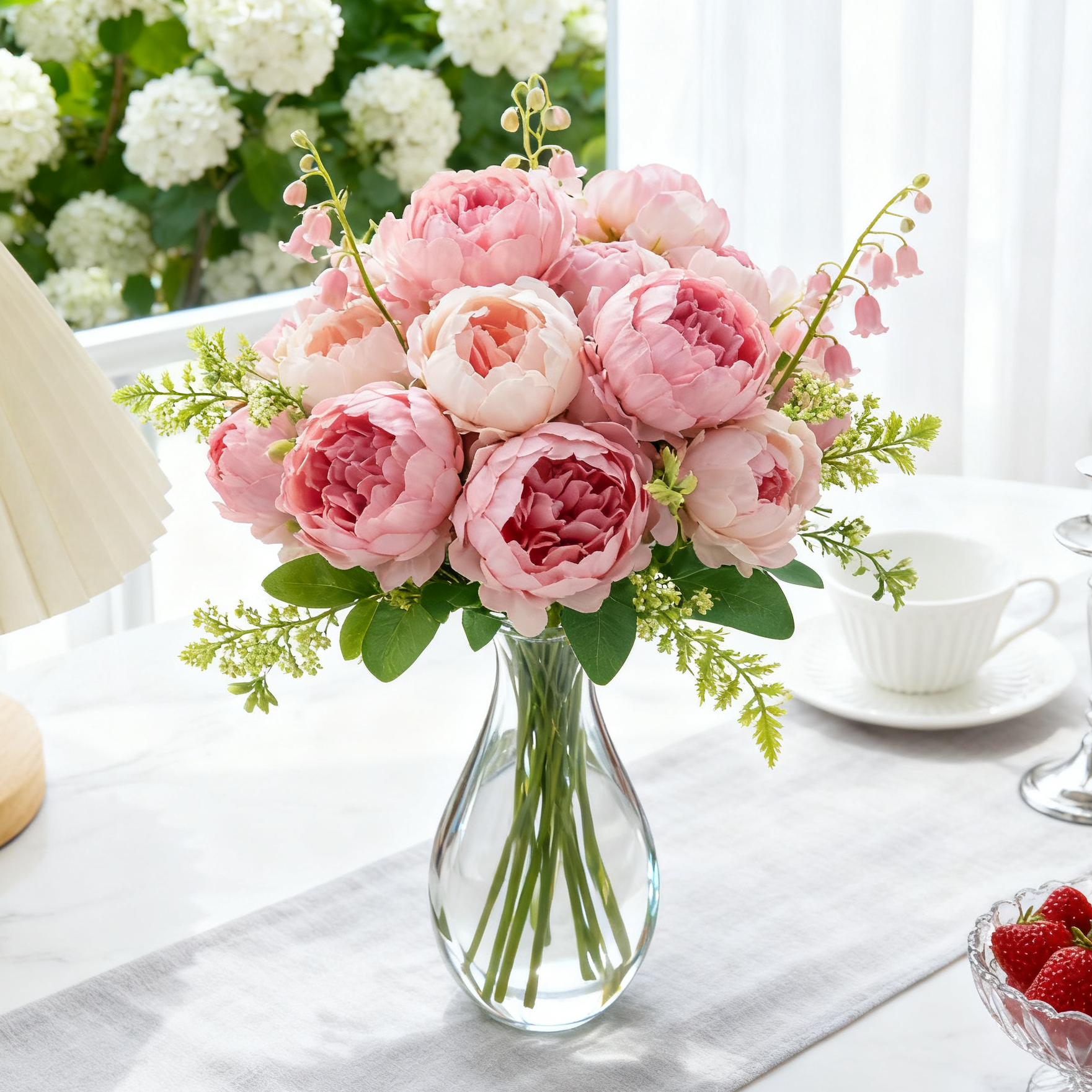 Artificial Flower Silk Peony R - Bonsai Garden For Sale のレビューと価格