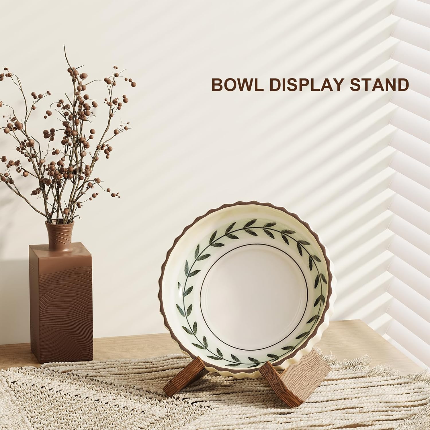 Large Wooden Bowl Stands for D - Display Stand Wood のレビューと価格