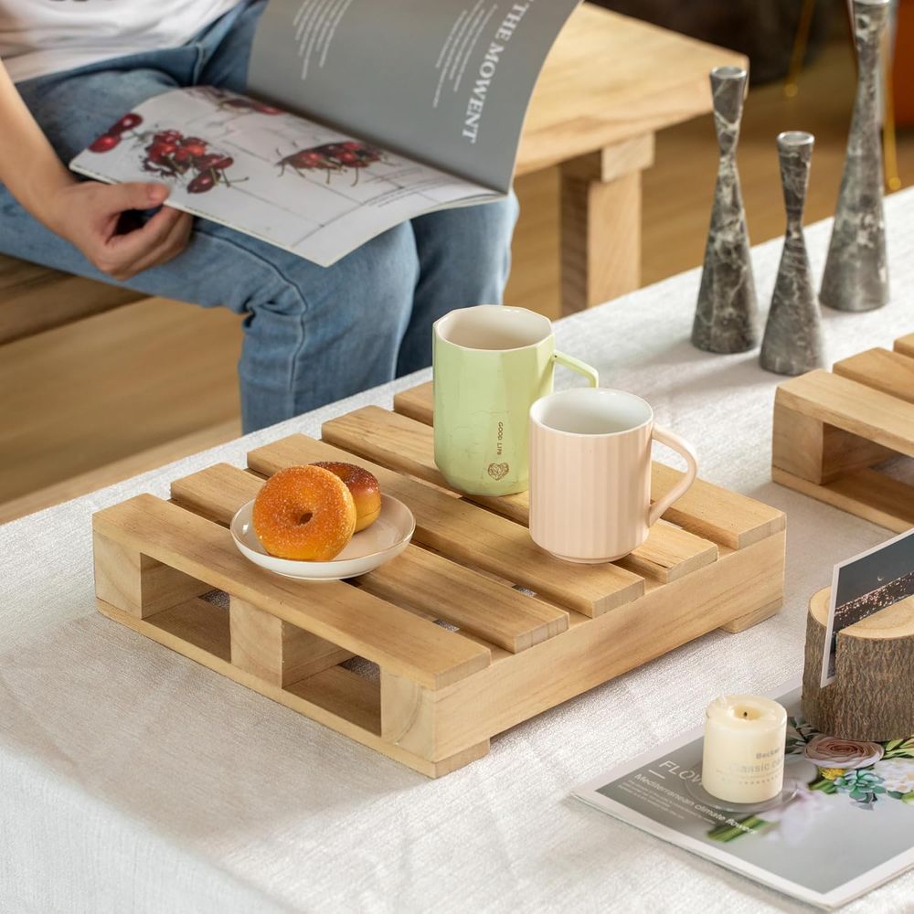 13-inch Rustic Wooden Pallet D - Display Stand Wood のレビューと価格