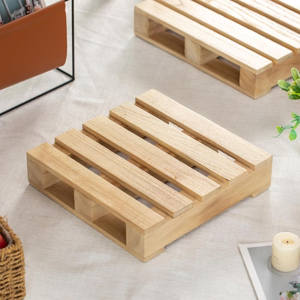 13-inch Rustic Wooden Pallet D - Display Stand Wood のレビューと価格