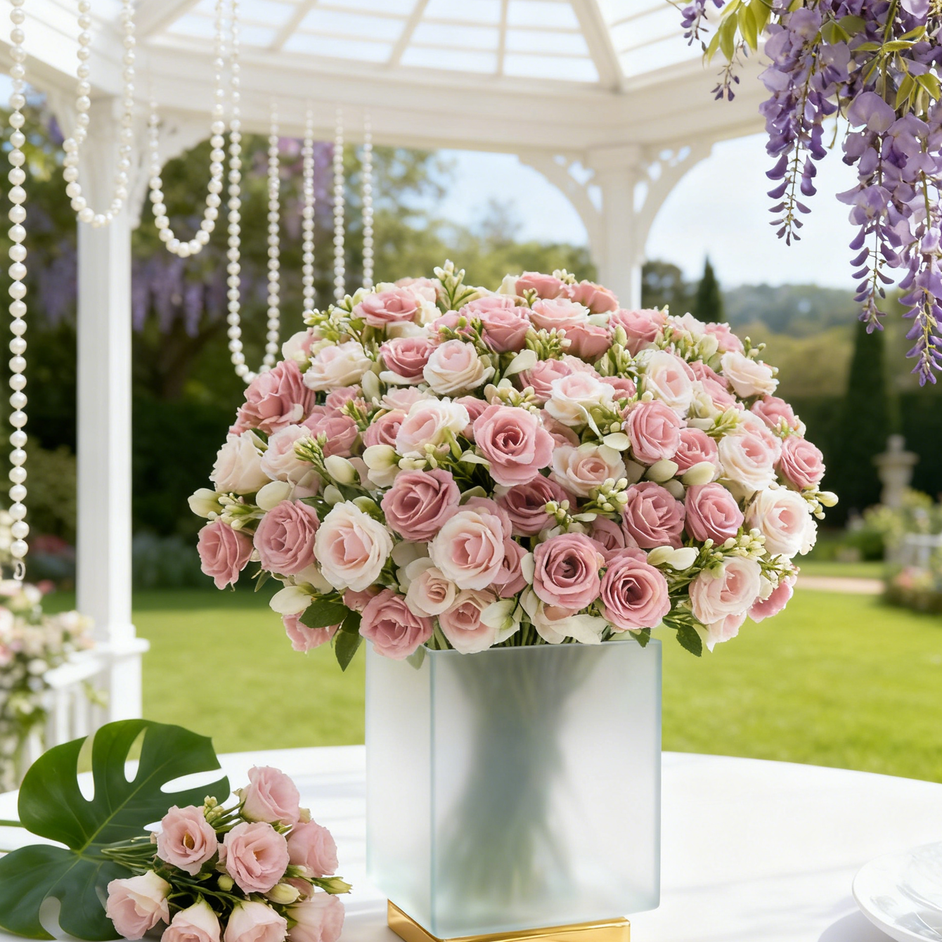 Artificial Flower Silk Rose We - Bonsai Garden Festival のレビューと価格