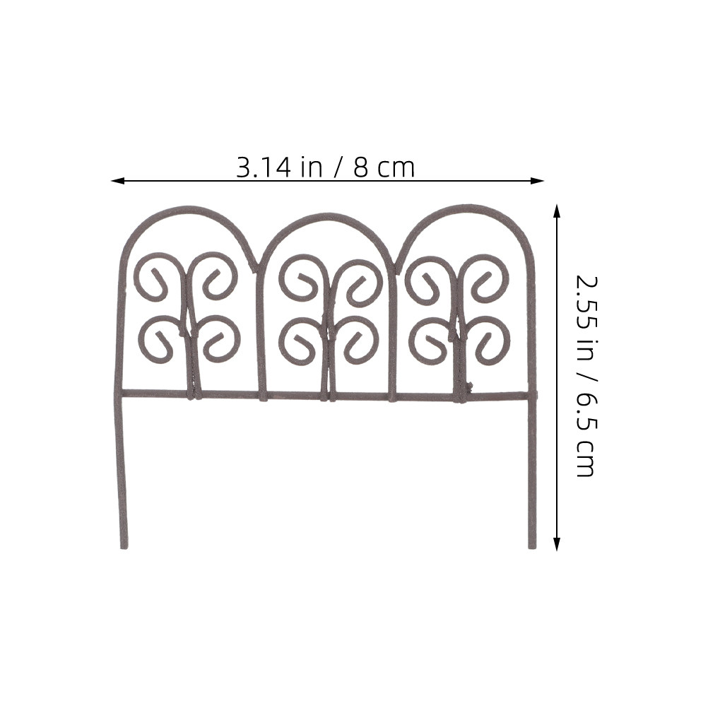 2Pcs Miniature Iron Fence Retr - Bonsai Garden Shop のレビューと価格