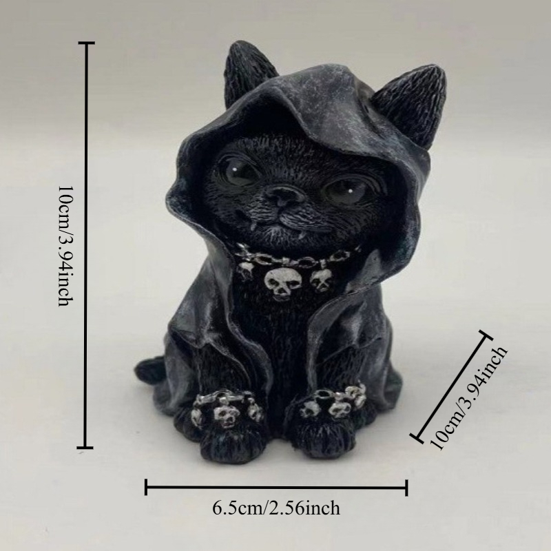 Halloween Magic Cat Resin Craf - Bonsai Garden Festival のレビューと価格
