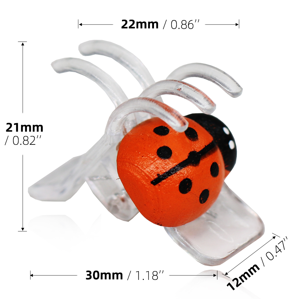 10-800PCS Ladybird Orchid Clip - Bonsai Garden Home のレビューと価格