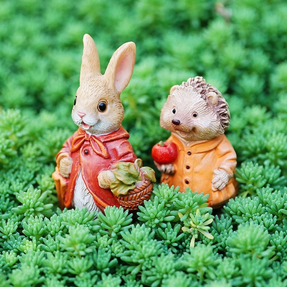 Multicolor Cartoon Rabbit Figu - Landscape Bonsai Garden のレビューと価格