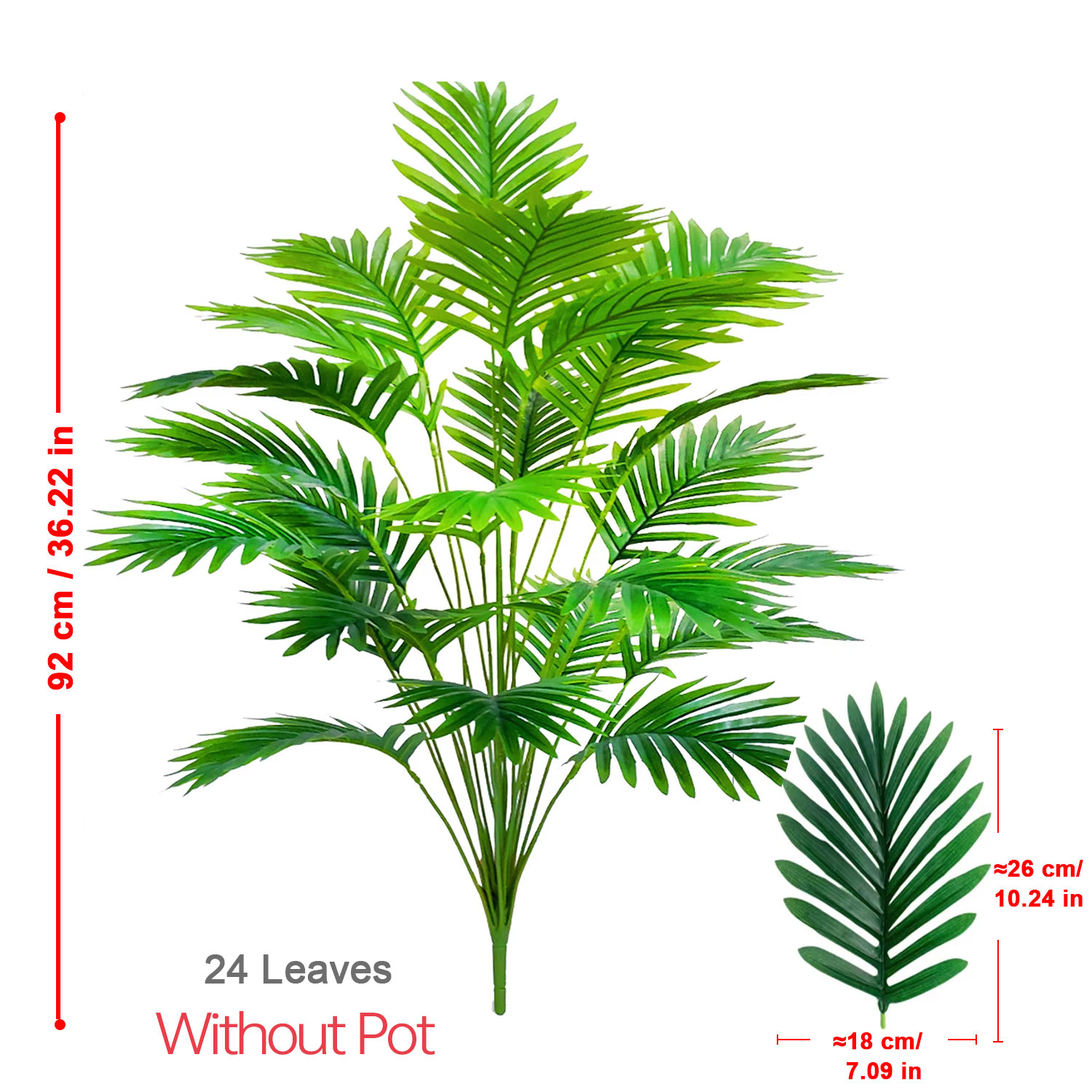 Areca Palm Artificial Plant Tr - Bonsai Garden Indoor のレビューと価格