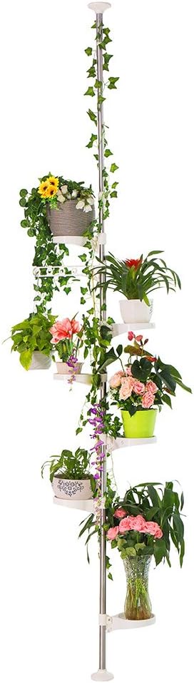 7-Layer Adjustable Plant Stand - Display Stand Wood のレビューと価格