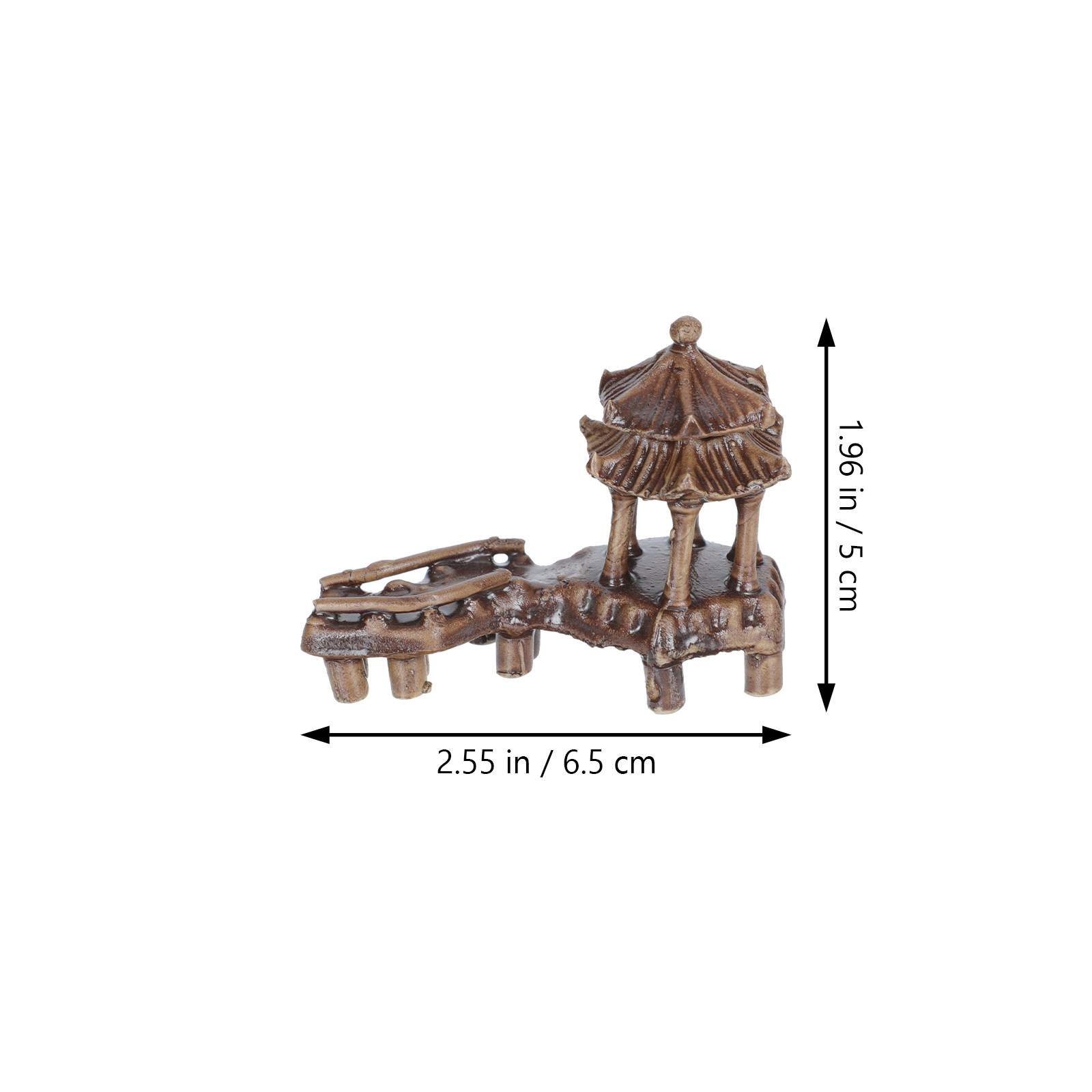 5Pcs Ceramic Pavilion Shape Or - Landscape Bonsai Garden のレビューと価格