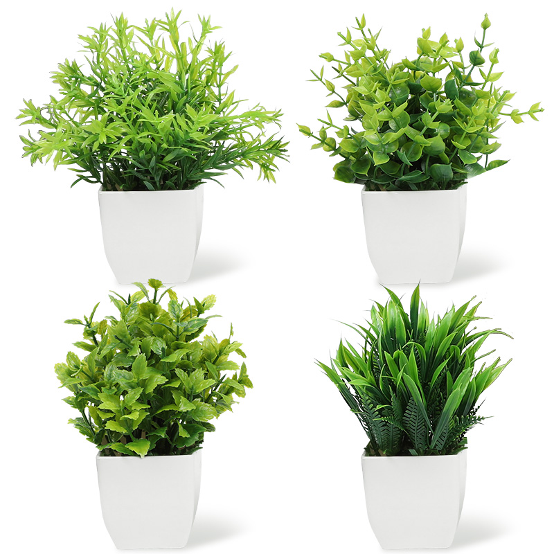 1Set Artificial Green Bonsai E - Bonsai Garden Indoor のレビューと価格