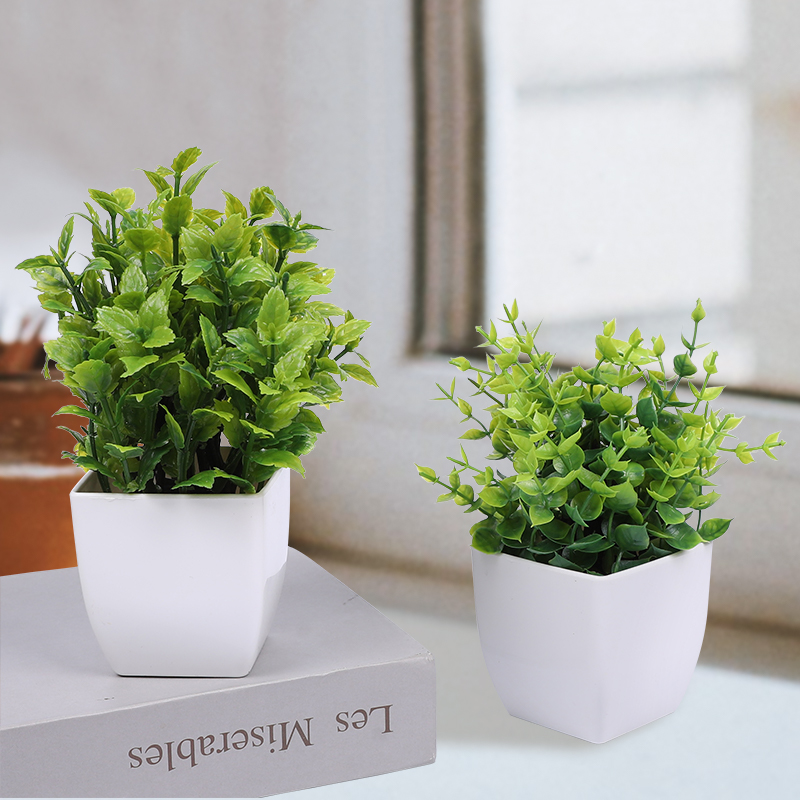 1Set Artificial Green Bonsai E - Bonsai Garden Indoor のレビューと価格