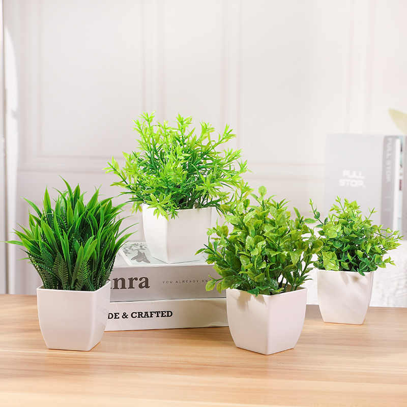 1Set Artificial Green Bonsai E - Bonsai Garden Indoor のレビューと価格