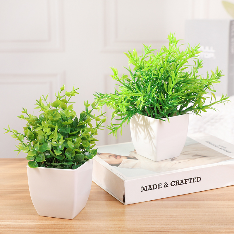 1Set Artificial Green Bonsai E - Bonsai Garden Indoor のレビューと価格