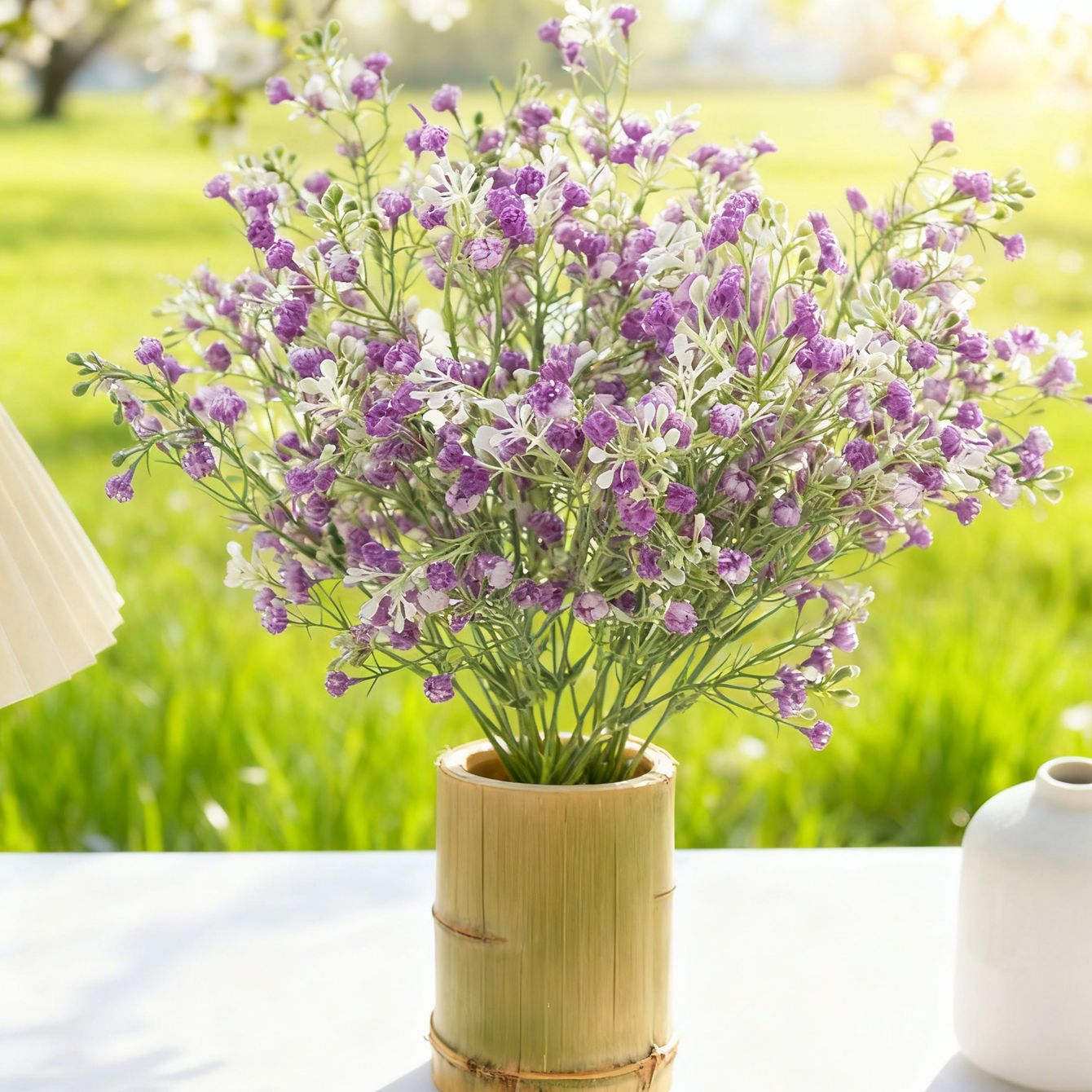 Artificial Flower Plant Gypsop - Bonsai Garden Festival のレビューと価格