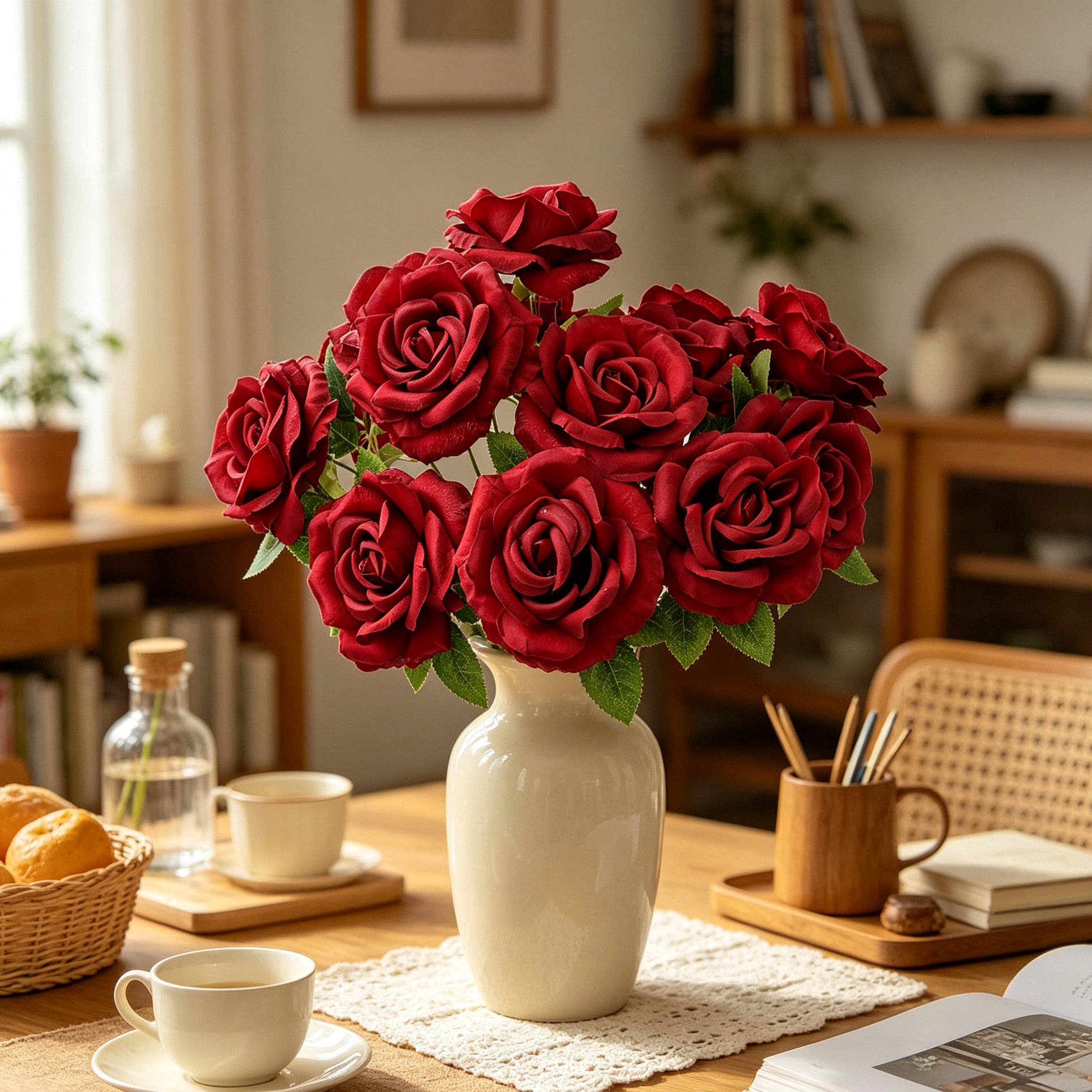 Artificial Flower Silk Rose Br - Bonsai Garden For Sale のレビューと価格