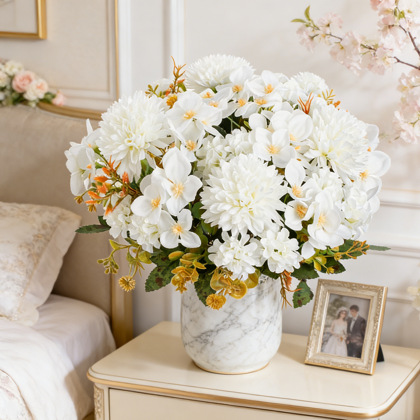 Artificial Flower Silk Hydrang - Bonsai Garden Festival のレビューと価格