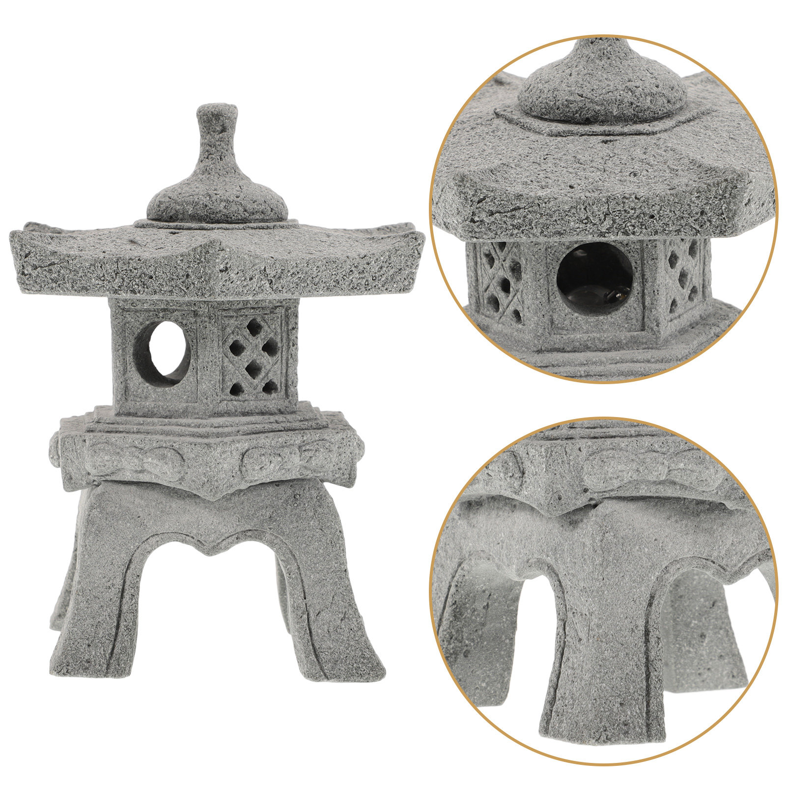 1Set Delicate Mini Pagoda Stat - Landscape Bonsai Garden のレビューと価格
