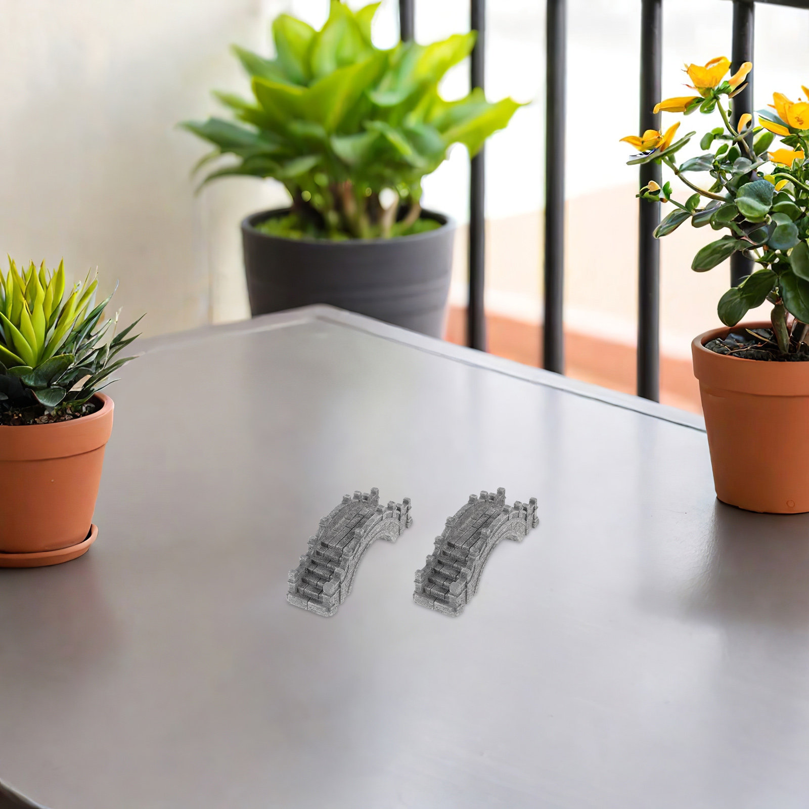 4Pcs Miniature Asian Arch Brid - Bonsai Zen Garden Set のレビューと価格