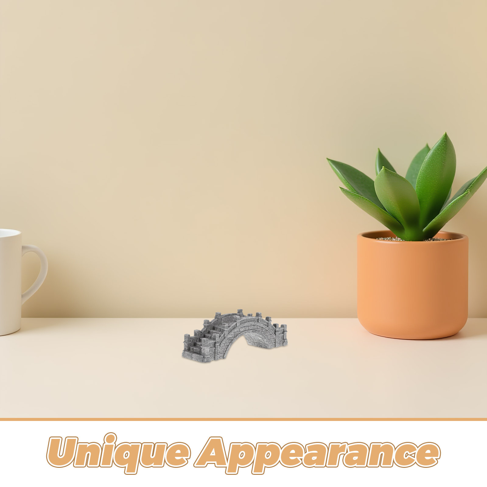 4Pcs Miniature Asian Arch Brid - Bonsai Zen Garden Set のレビューと価格