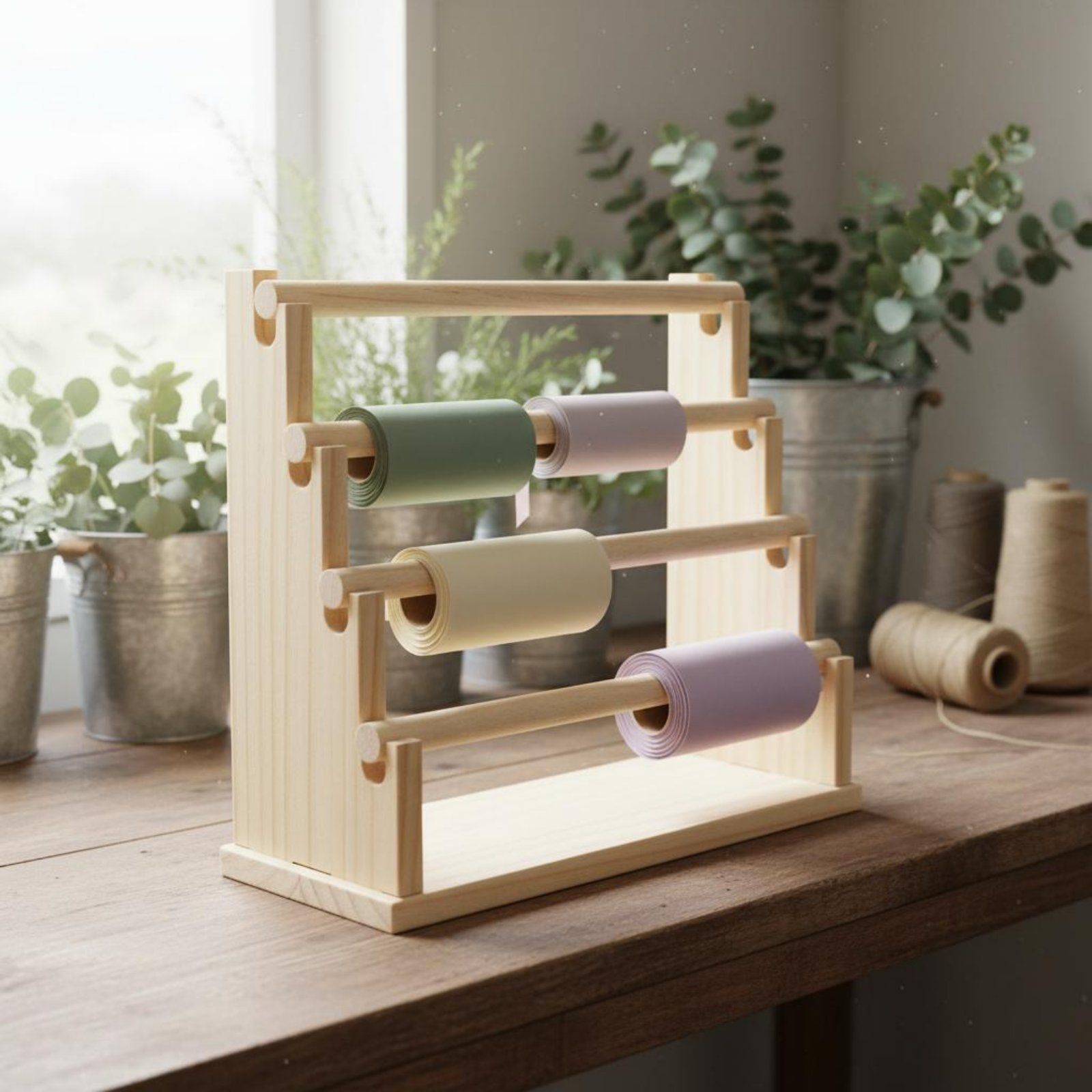 Desktop Jewelry Rack Natural W - Display Stand Wood のレビューと価格