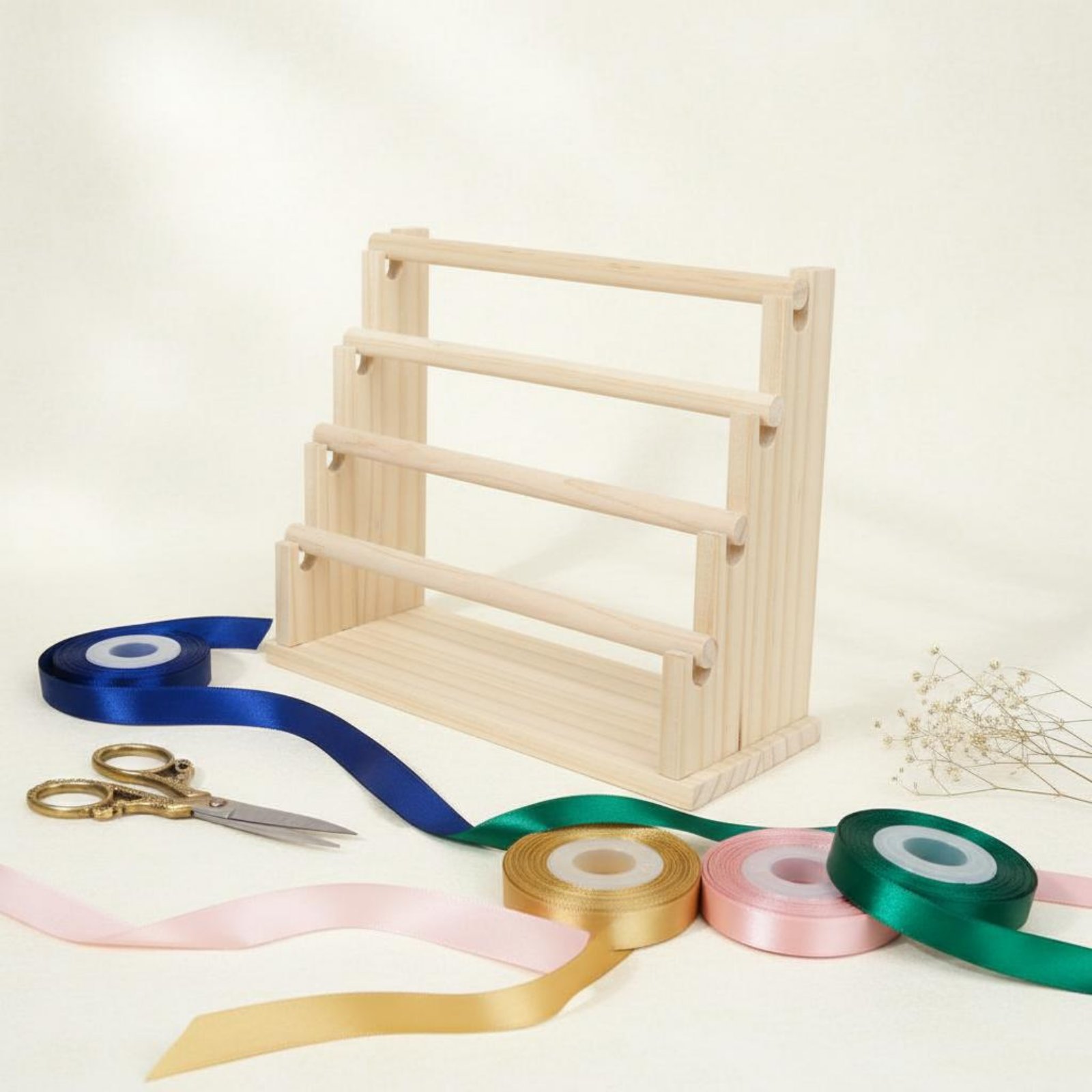 Desktop Jewelry Rack Natural W - Display Stand Wood のレビューと価格