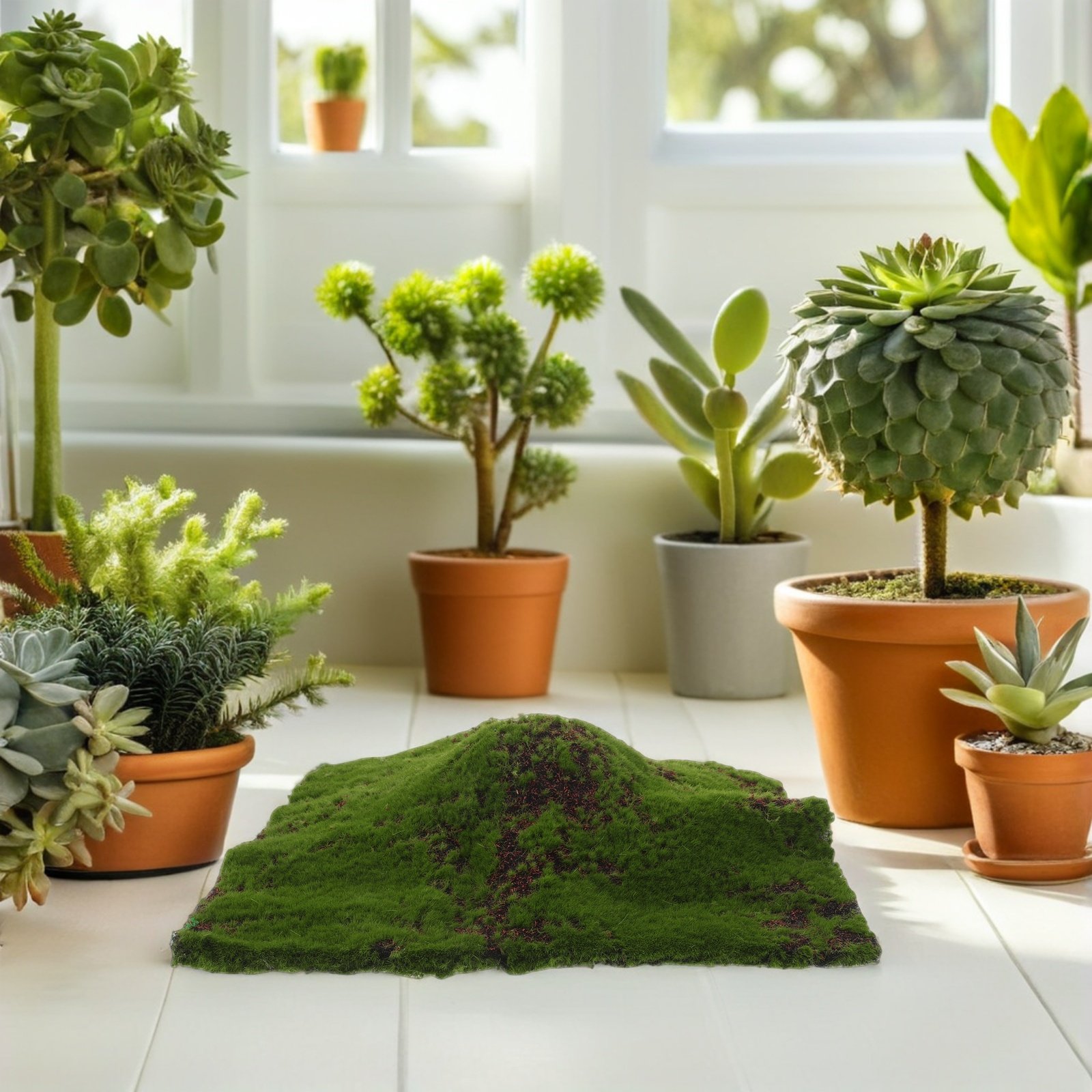 Fake Moss Grass Artificial Gre - Bonsai Garden Indoor のレビューと価格