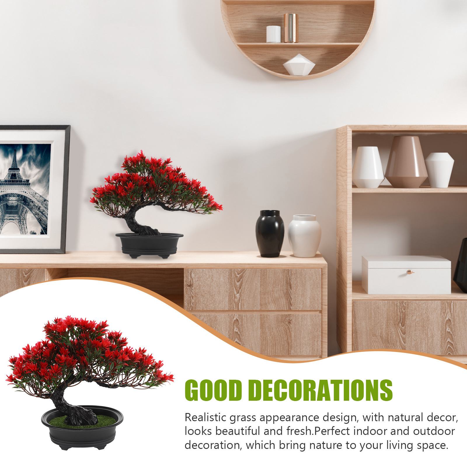 Artificial Plant Potted Bonsai - Bonsai Garden Zen のレビューと価格