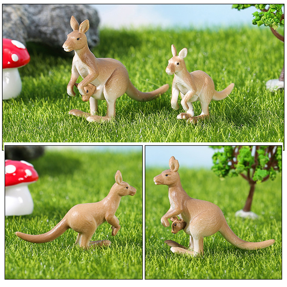 4Pcs Mini Kangaroo Ornament Mi - Landscape Bonsai Garden のレビューと価格