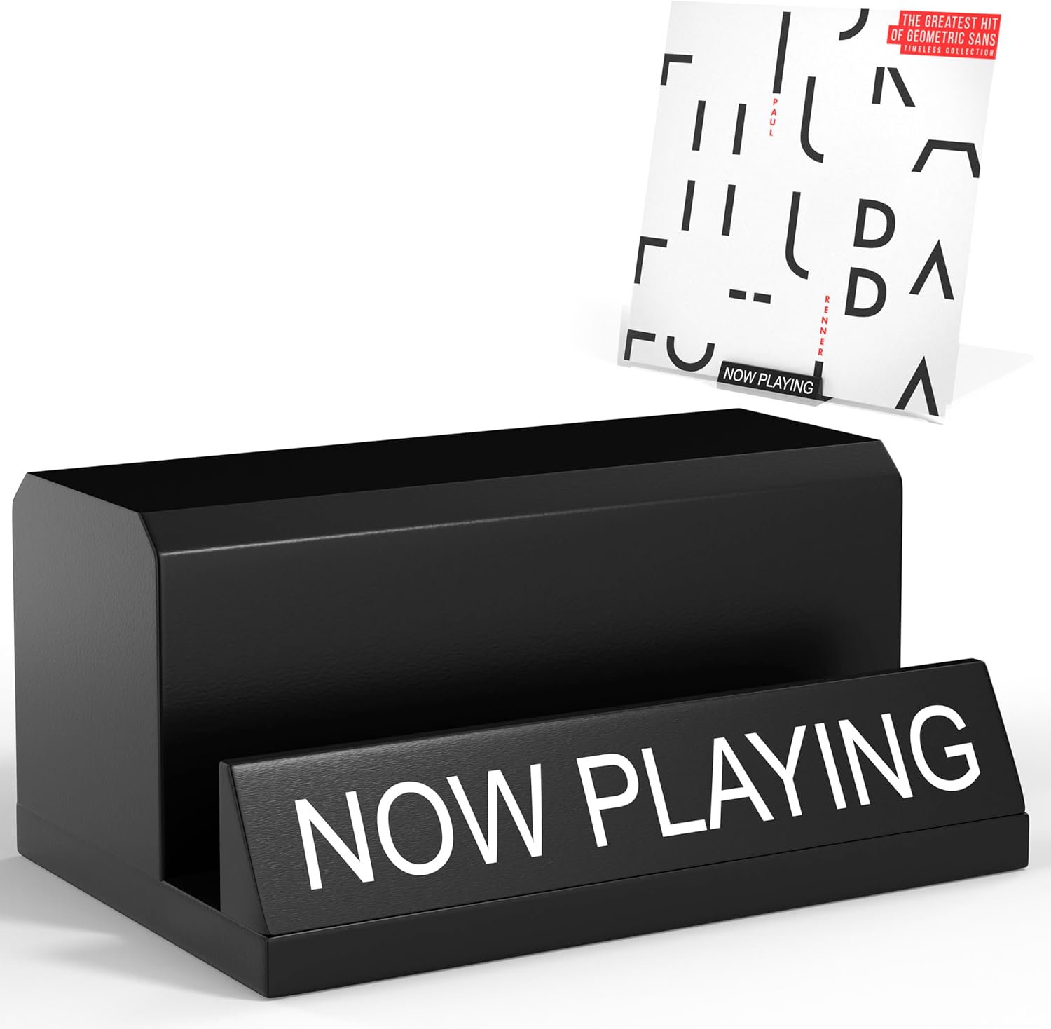 Now Playing Vinyl Record Stand - Display Stand Wood のレビューと価格