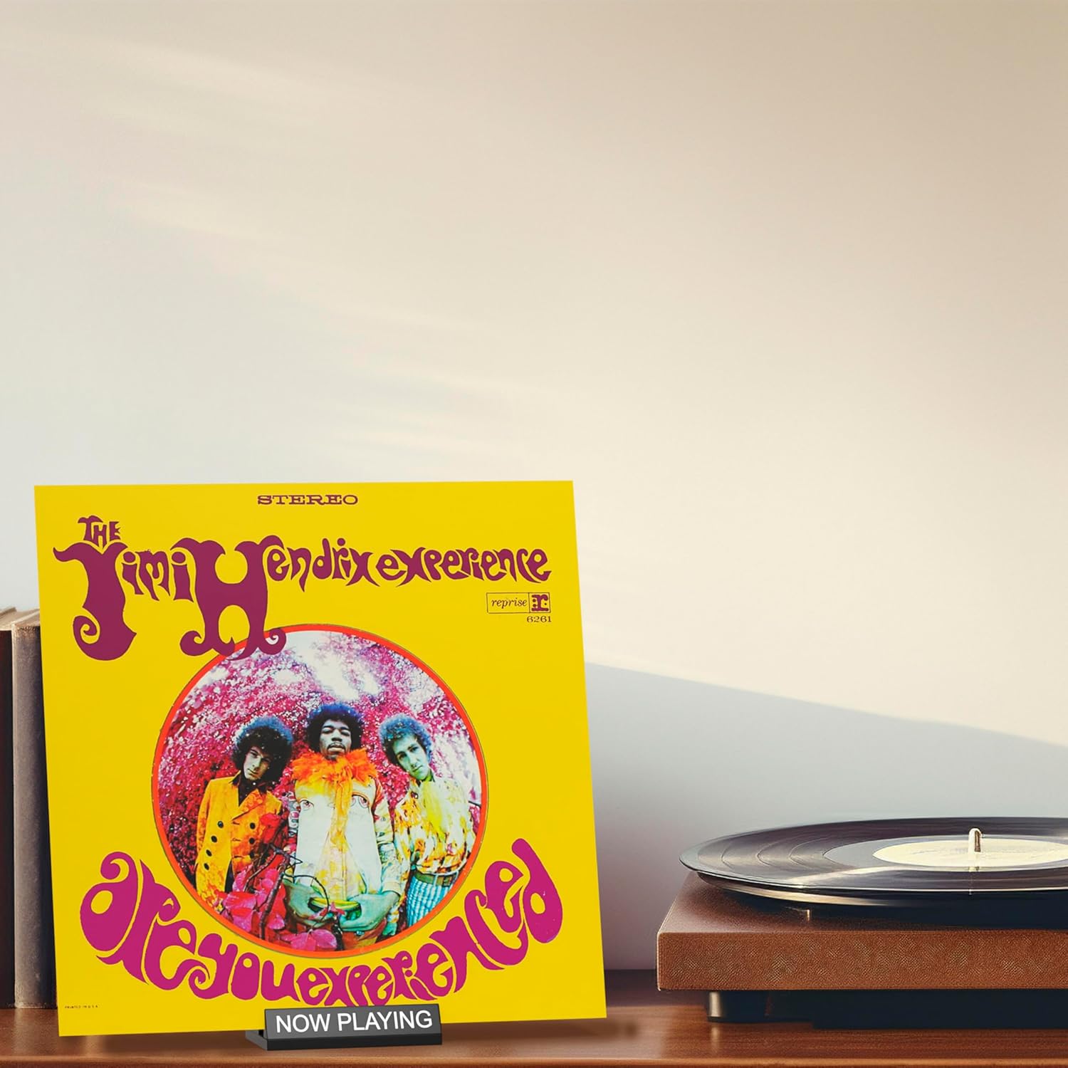 Now Playing Vinyl Record Stand - Display Stand Wood のレビューと価格