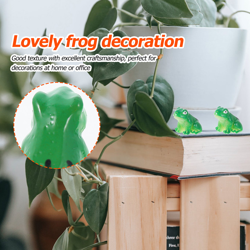 25Pcs Resin Frog Decor Miniatu - Landscape Bonsai Garden のレビューと価格