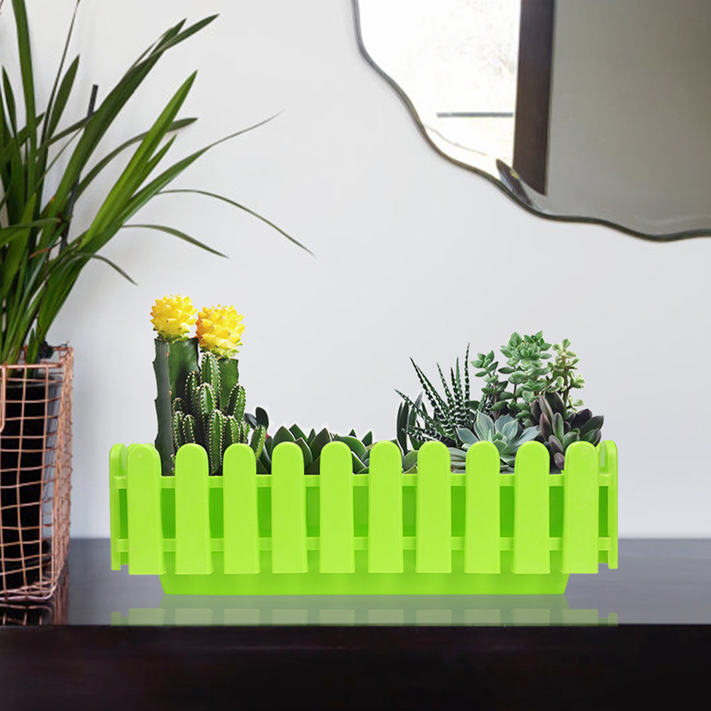 2Pcs Flowerpot Fence Window Bo - Bonsai Garden Pot のレビューと価格