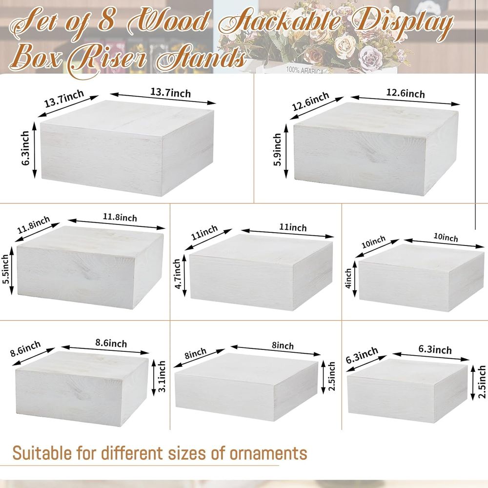 8 Pcs Large 13.7