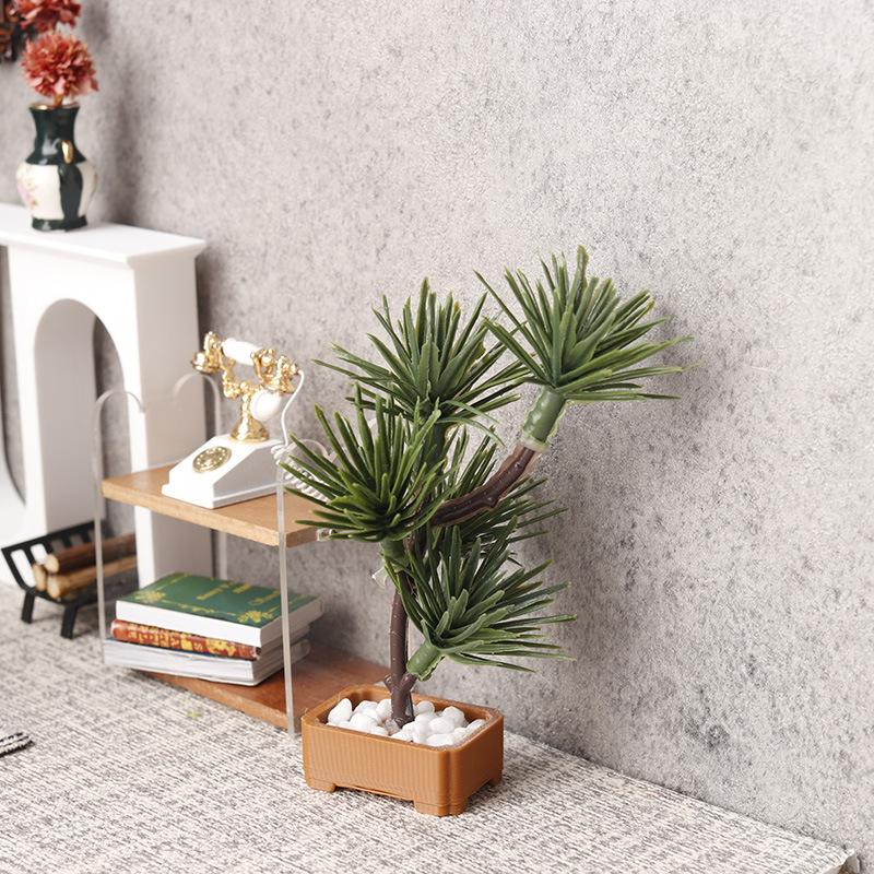 1Pcs 1/12 Dollhouse Simulation - Landscape Bonsai Garden のレビューと価格