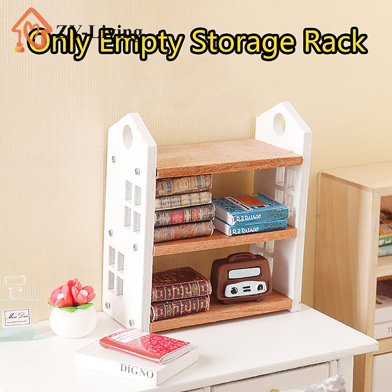 1:12 Dollhouse Miniature Books - Display Stand Wood のレビューと価格