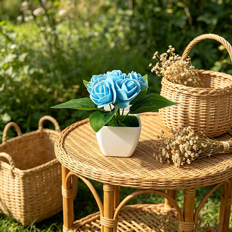 6-Flower Rose Simulation Small - Bonsai Garden Shop のレビューと価格