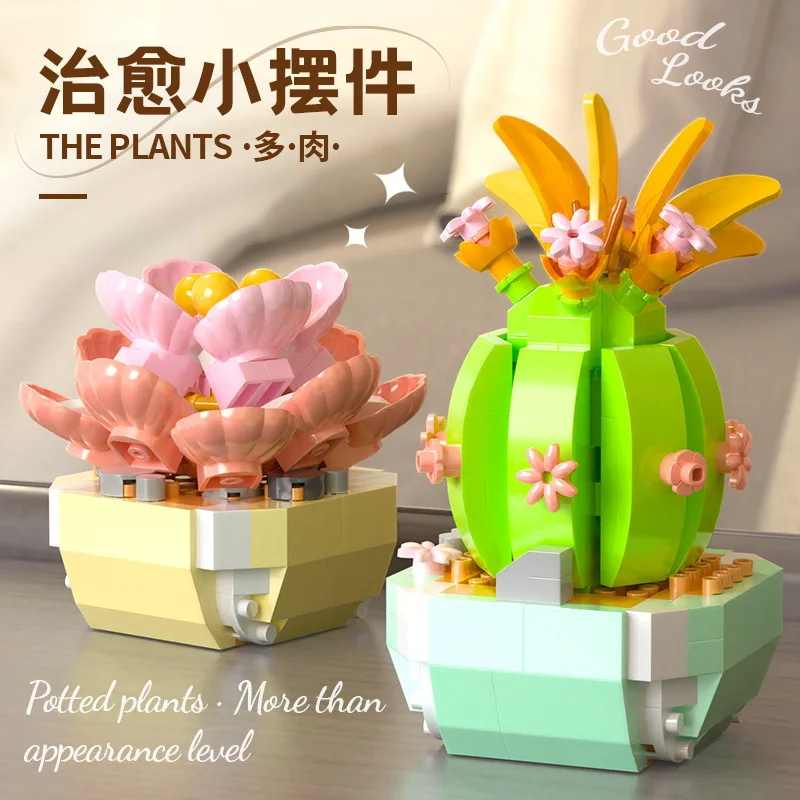 Flower Succulents Building Blo - Bonsai Garden Pot のレビューと価格