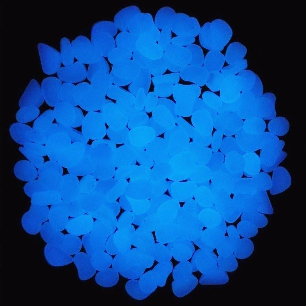 Fish Tank Rocks Glow Blue Pebb - Bonsai Garden Zen のレビューと価格
