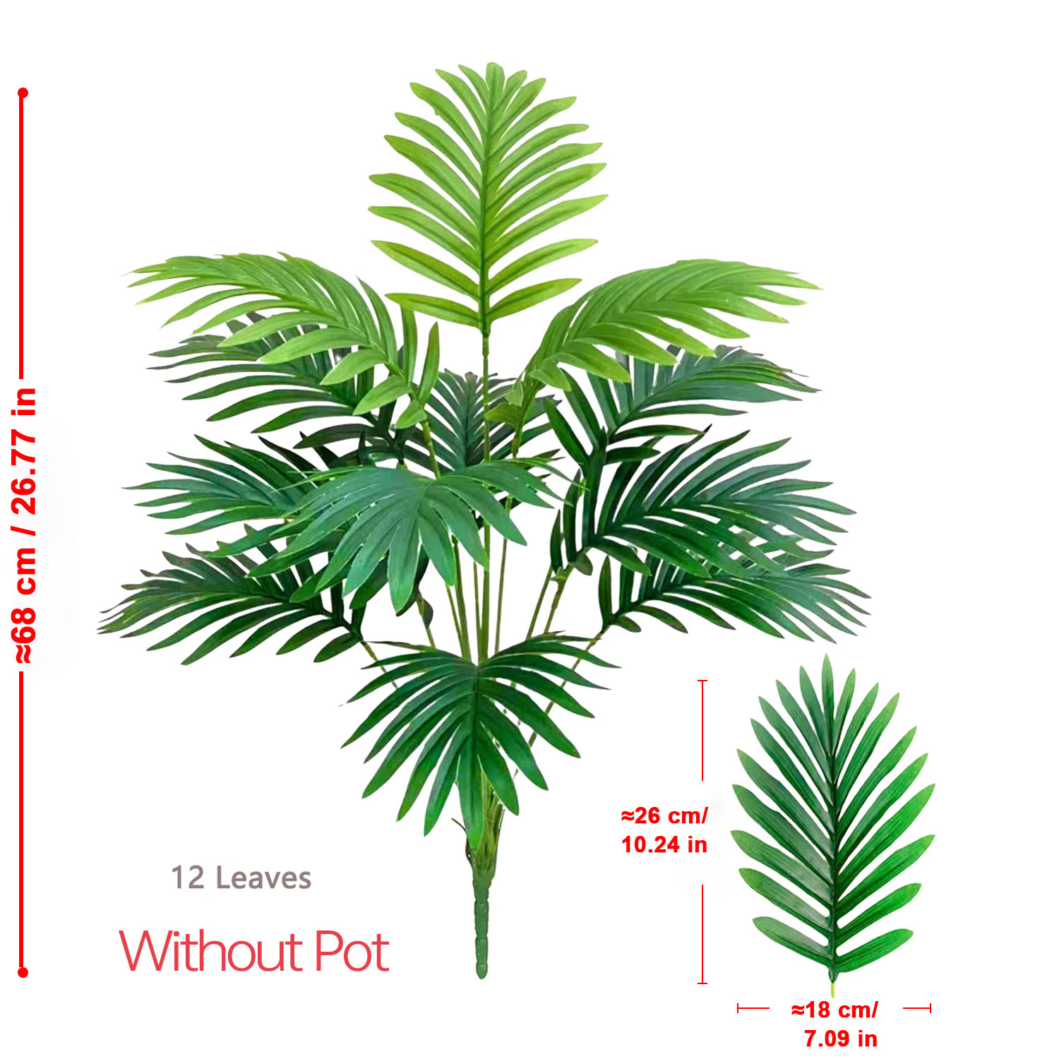 Fake Artificial Areca Palm Bon - Bonsai Garden Indoor のレビューと価格