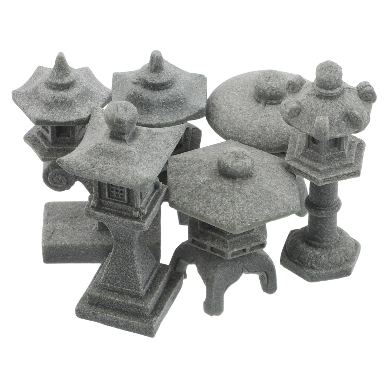 6Pcs Aquarium Decorations Mini - Bonsai Zen Garden Set のレビューと価格