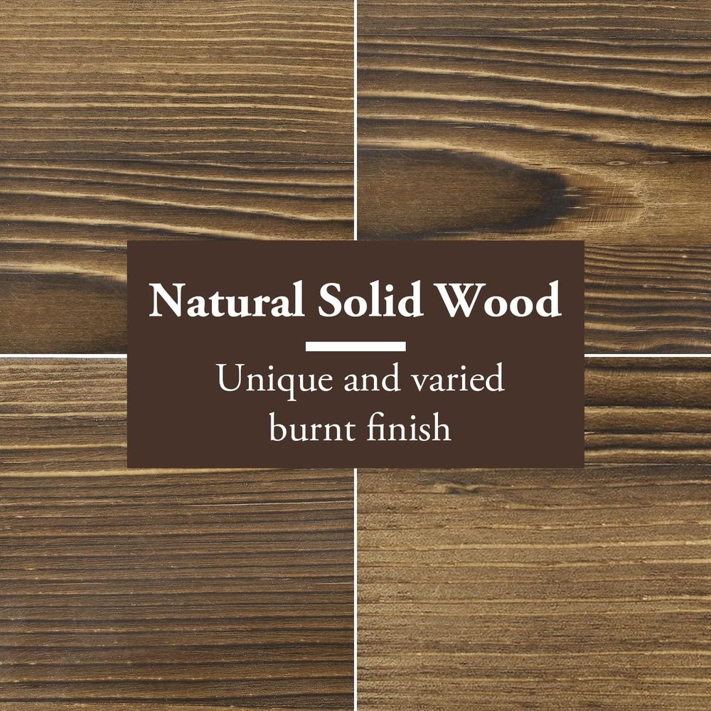 21 Inch Rustic Burnt Dark Brow - Display Stand Wood のレビューと価格