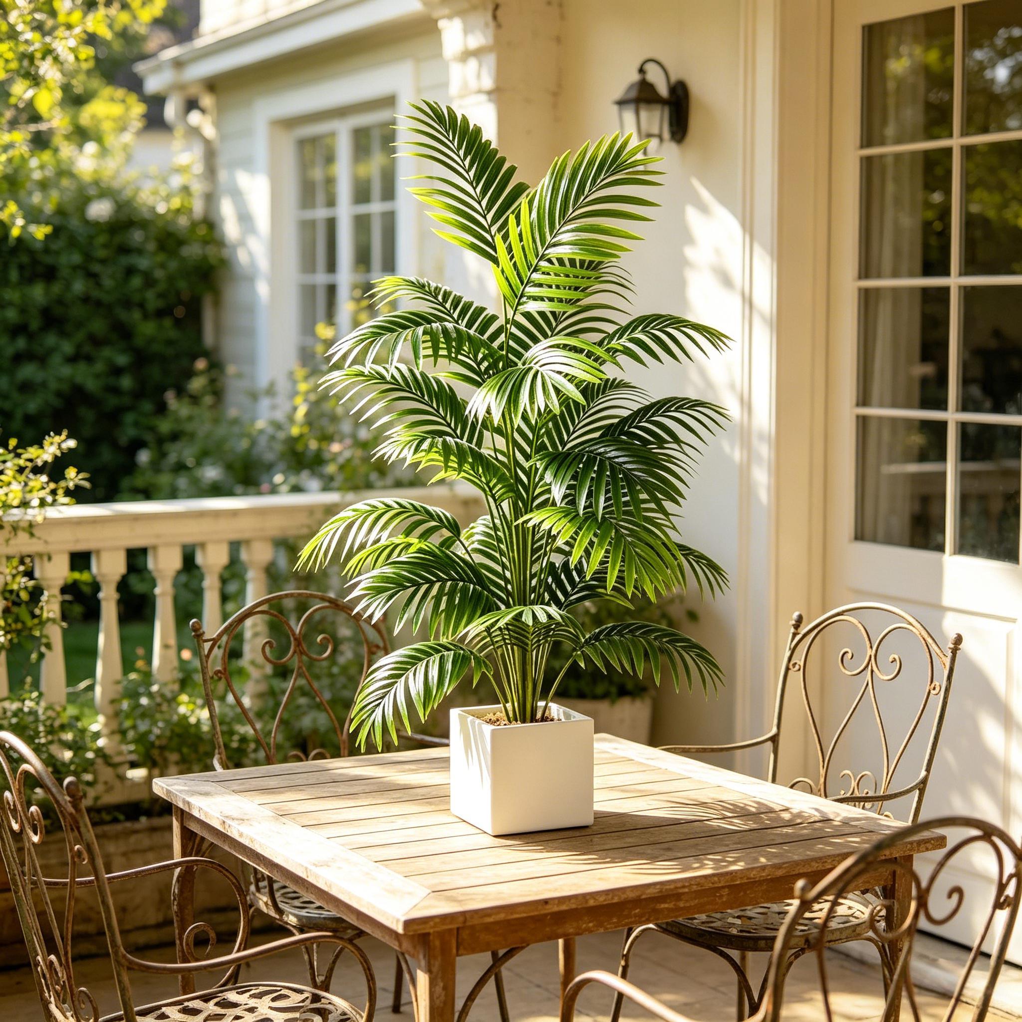 Fake Areca Palm Artificial Pla - Bonsai Garden Indoor のレビューと価格
