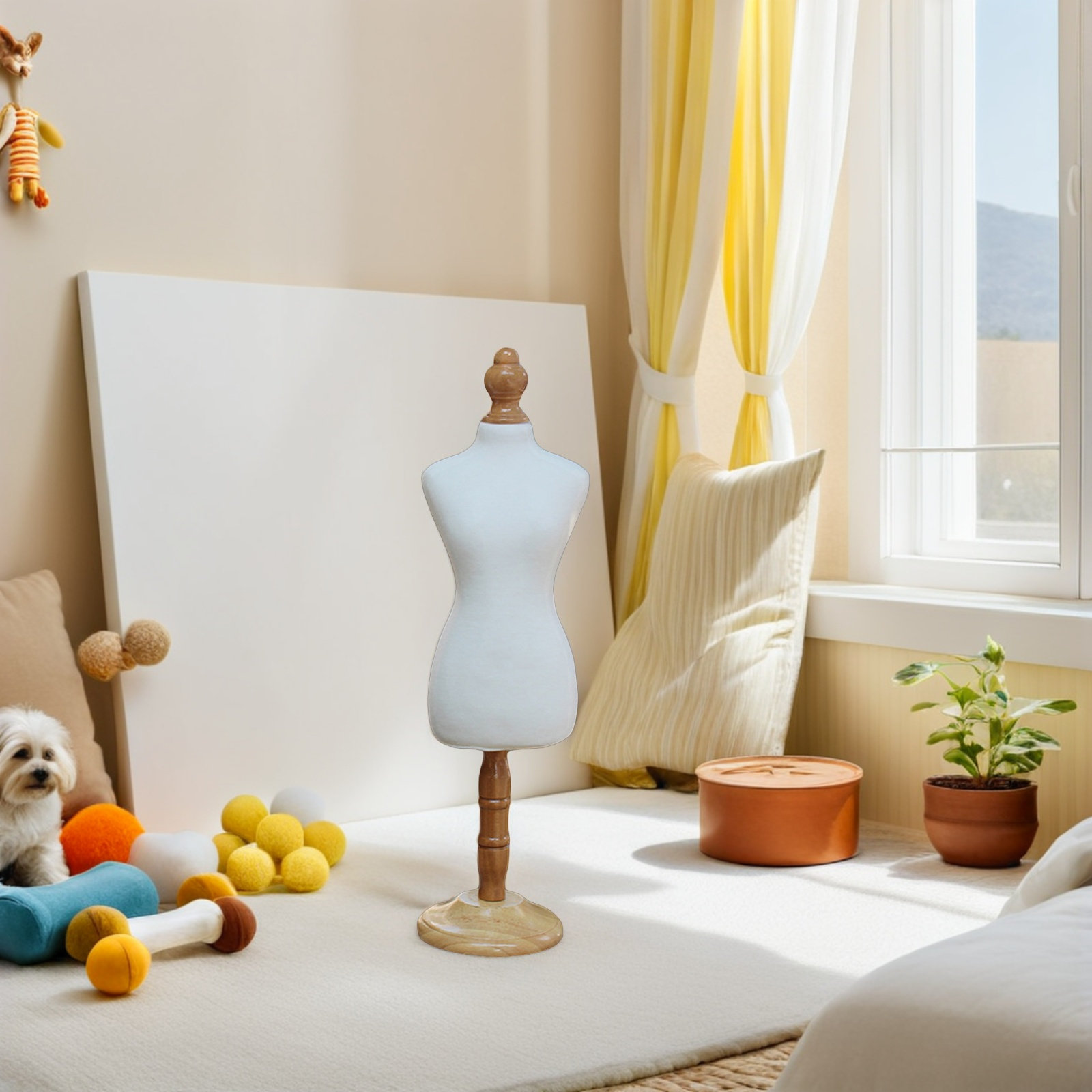 Pet Clothing Stand Premium Woo - Display Stand Wood のレビューと価格