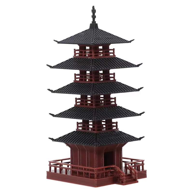 🛒1Pc Mini Pagoda Statue Chines - Bonsai Garden Zen のレビューと価格