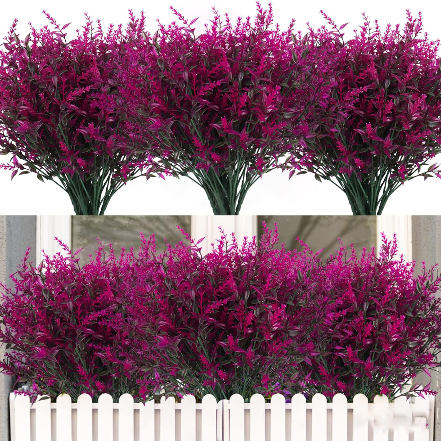 Artificial Flowers Plastic Lav - Bonsai Garden Home のレビューと価格
