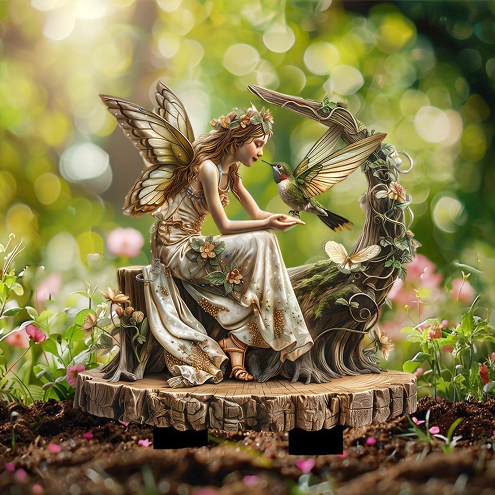 Fairy Decorative Garden Stake  - Bonsai Garden Indoor のレビューと価格