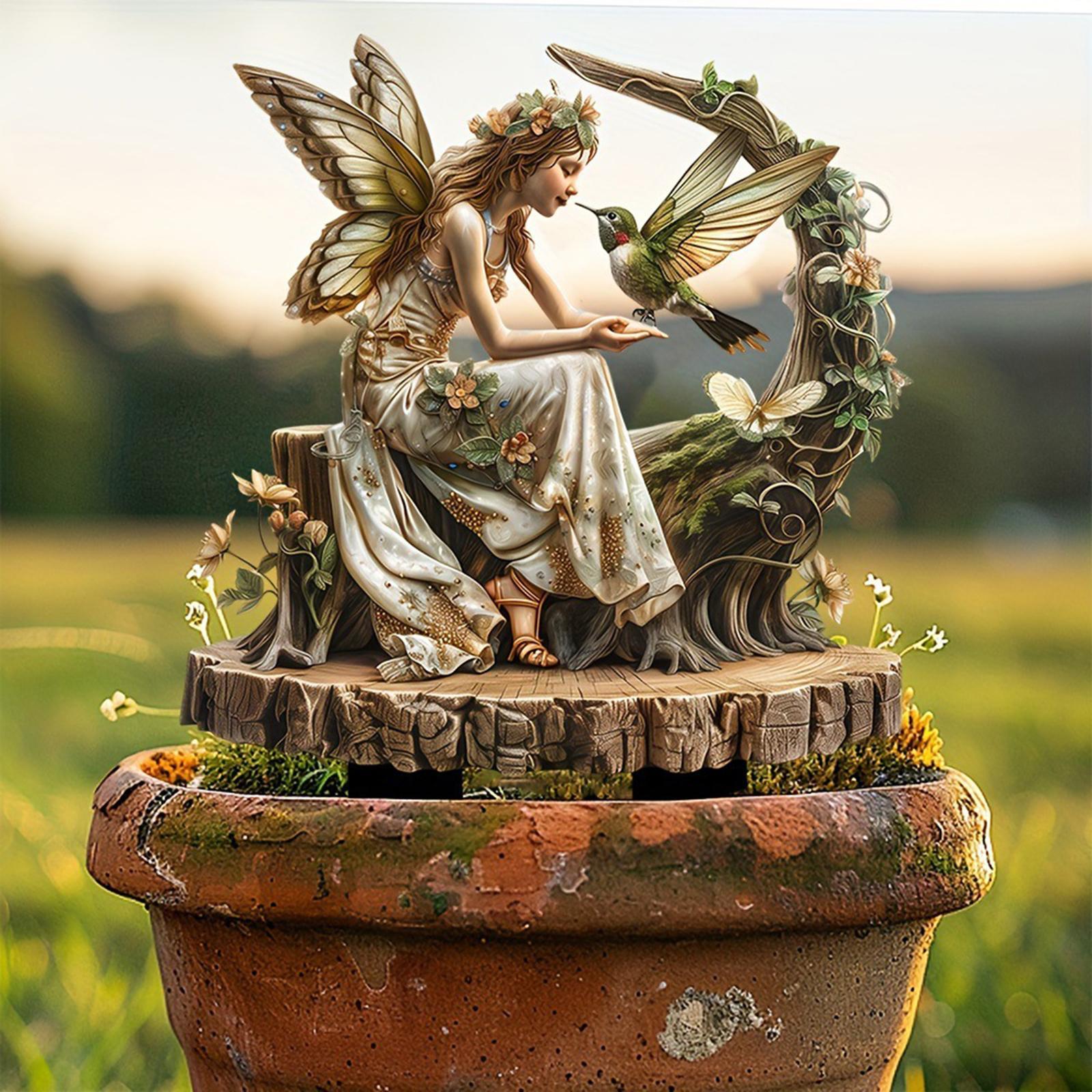 Fairy Decorative Garden Stake  - Bonsai Garden Indoor のレビューと価格