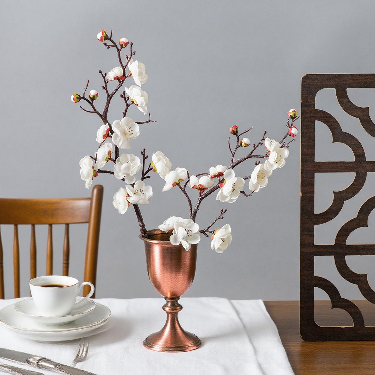 Silk Artificial Flower Plum Bl - Bonsai Garden Festival のレビューと価格
