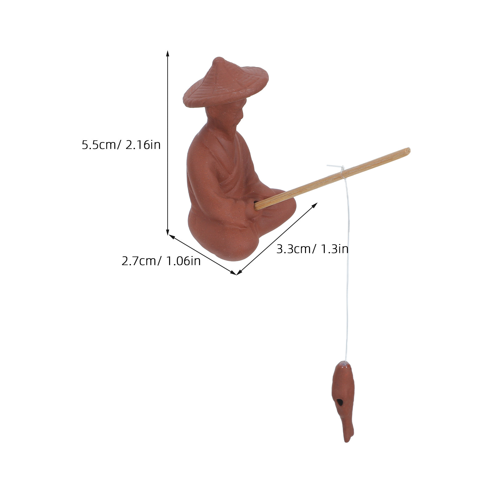 Miniature Chinese Fisherman St - Bonsai Garden Zen のレビューと価格